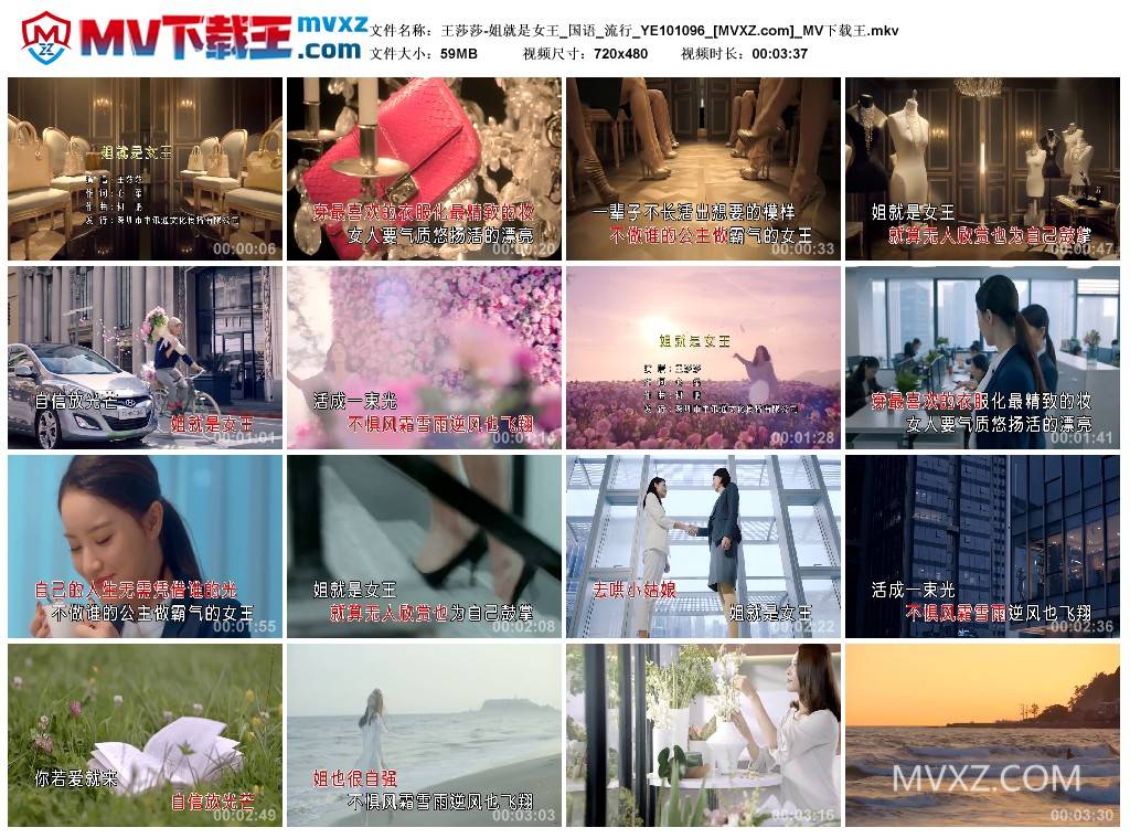 王莎莎-姐就是女王_国语_流行_YE101096